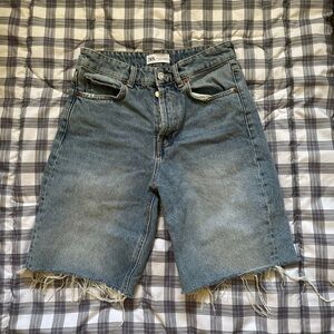 Zara denim shorts
